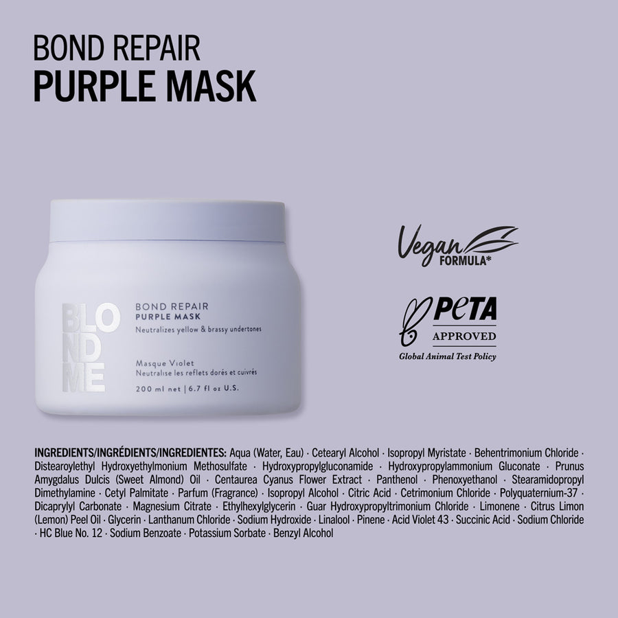 BlondMe Bond Repair Purple Mask 200ml